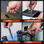 24 in 1 Magnetic Screwdriver Set - Chromium-Molybdenum Alloy Steel, view 20