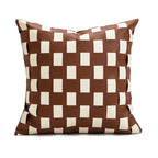 Hand-Woven Leather Cushion Cover Collection By Signor-Welvere