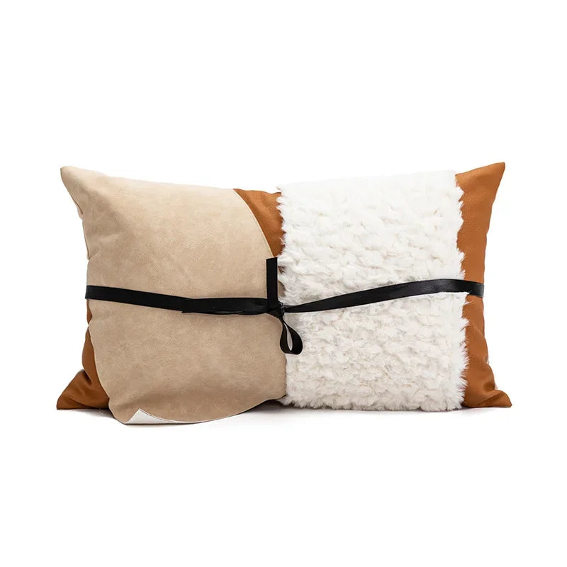 Hand-Woven Leather Cushion Cover Collection By Signor-Welvere