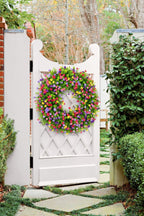 Handmade Floral Grapevine Wreath with Silk Buttercups