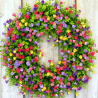 Handmade Floral Grapevine Wreath with Silk Buttercups