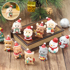 Handmade Resin Animal and Santa Christmas Ornaments