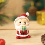 Handmade Resin Animal and Santa Christmas Ornaments