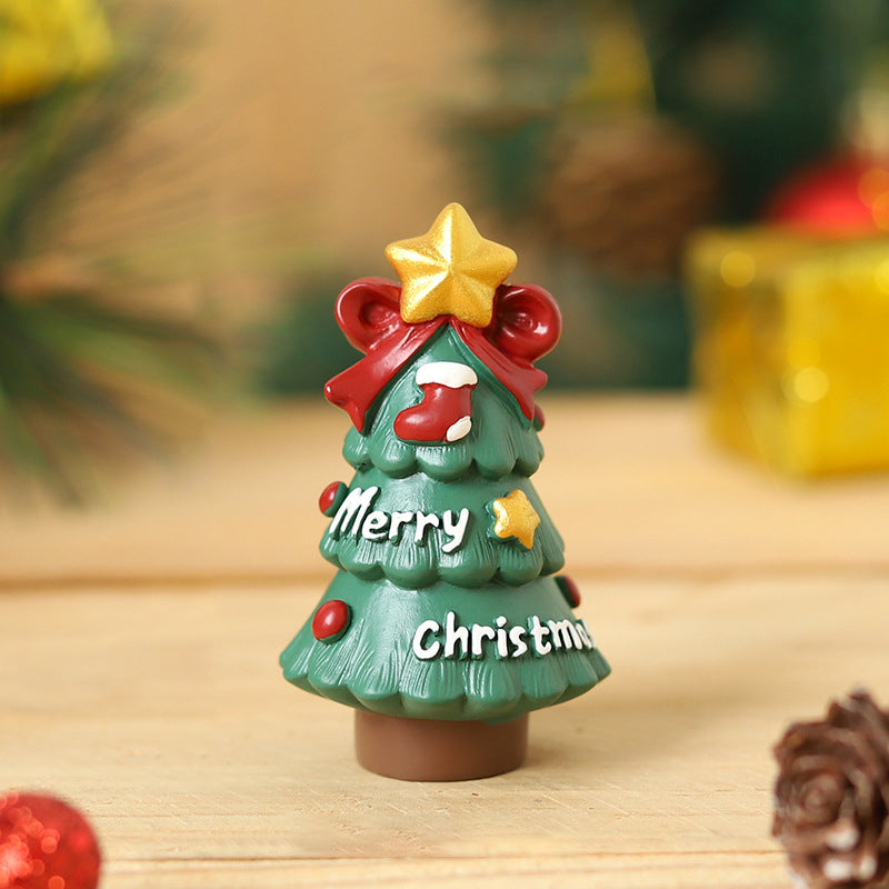 Handmade Resin Animal and Santa Christmas Ornaments