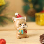 Handmade Resin Animal and Santa Christmas Ornaments