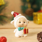 Handmade Resin Animal and Santa Christmas Ornaments