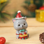 Handmade Resin Animal and Santa Christmas Ornaments