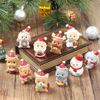 Handmade Resin Animal and Santa Christmas Ornaments