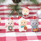 Handmade Resin Animal and Santa Christmas Ornaments