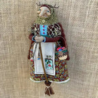 Handmade Resin Kitchen Witch Decoration, 12 x 5 x 18 cm