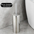 Hanging Stainless Steel Toilet Brush and Holder