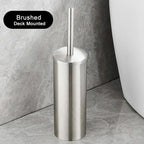 Hanging Stainless Steel Toilet Brush and Holder