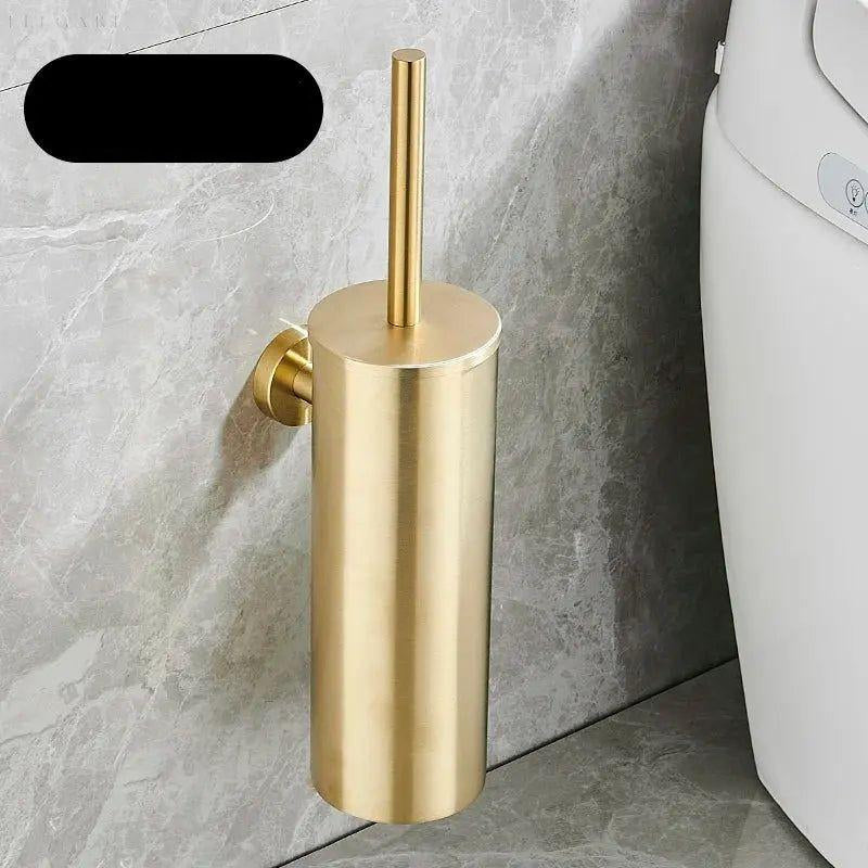 Hanging Stainless Steel Toilet Brush and Holder