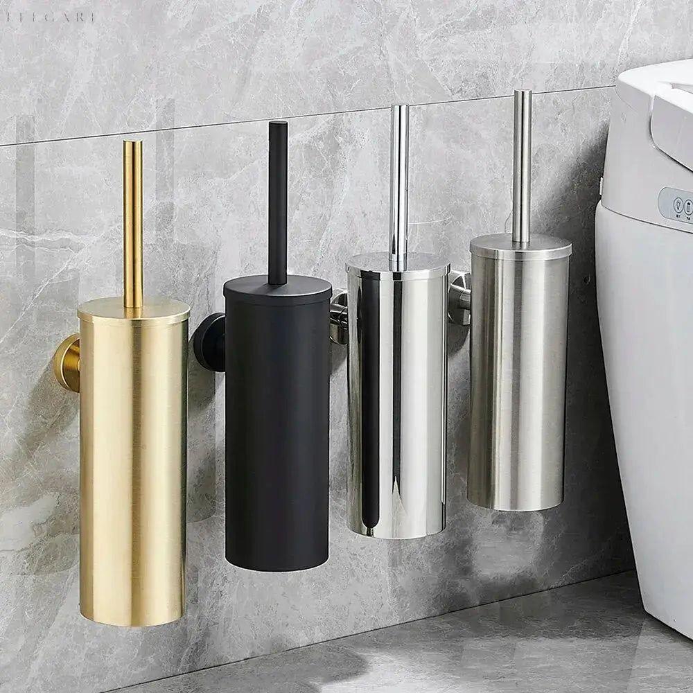 Hanging Stainless Steel Toilet Brush and Holder