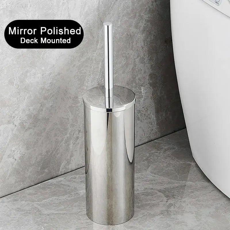 Hanging Stainless Steel Toilet Brush and Holder