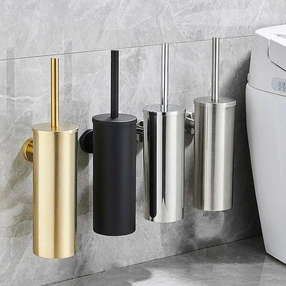 Hanging Stainless Steel Toilet Brush and Holder