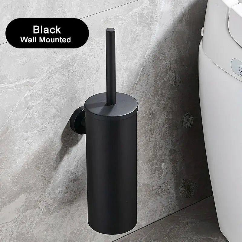 Hanging Stainless Steel Toilet Brush and Holder