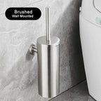 Hanging Stainless Steel Toilet Brush and Holder