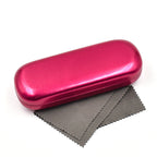 Hard-Shell Eyewear Case with Two Cleaning Cloths