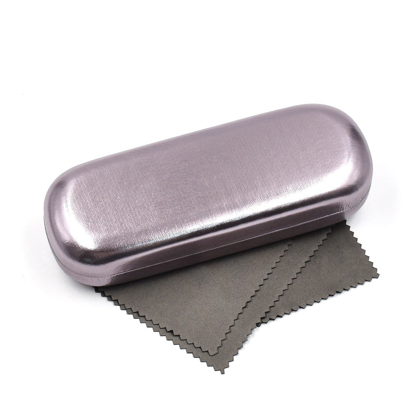 Hard-Shell Eyewear Case with Two Cleaning Cloths