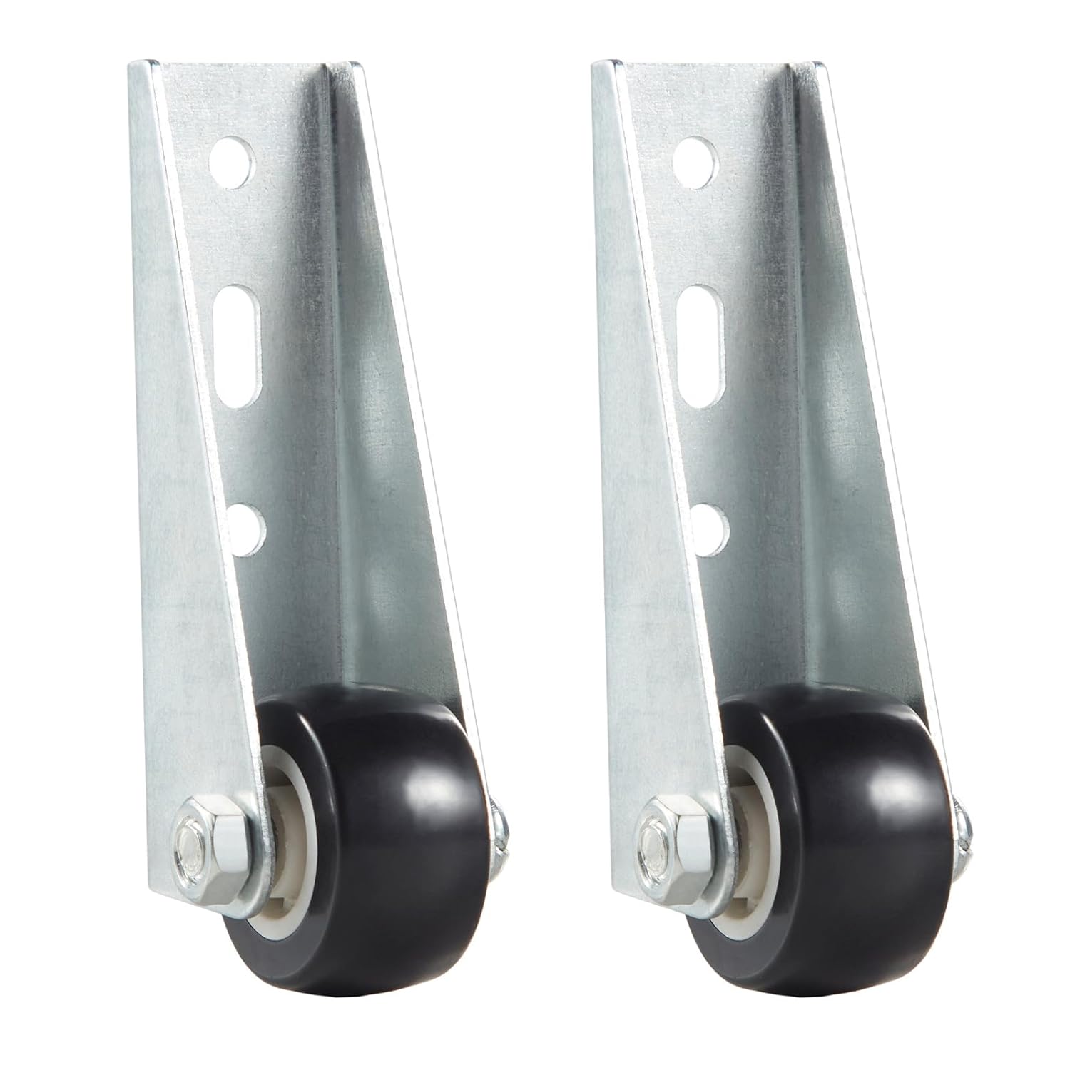 Low-Profile Side-Mount Caster Wheels for Furniture - 4 cm, 55 lbs Capacity