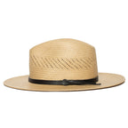 Summer Straw Fedora Hat for Men - Black, 100% Toquilla, Upf-50 Sun Protection, view 7