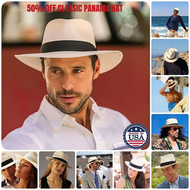 Handcrafted Panama Hat with UPF 50+ Sun Protection - 2 1/8" Snap Brim, view 6
