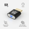 HDMI Virtual Display Adapter, 4K 3840 × 2160, Black or Silver