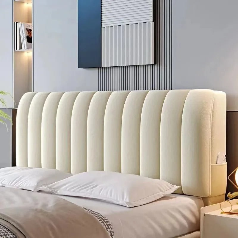 Headboard Cover for a Soft, Refreshed Bedroom Look