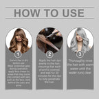 2-in-1 Natural Essence Extract Silver Hair Dye - 100g, for All Hair Types, view 5
