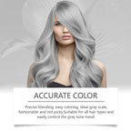 2-in-1 Natural Essence Extract Silver Hair Dye - 100g, for All Hair Types, view 7