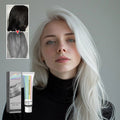 2-in-1 Natural Essence Extract Silver Hair Dye - 100g, for All Hair Types
