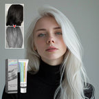 2-in-1 Natural Essence Extract Silver Hair Dye - 100g, for All Hair Types