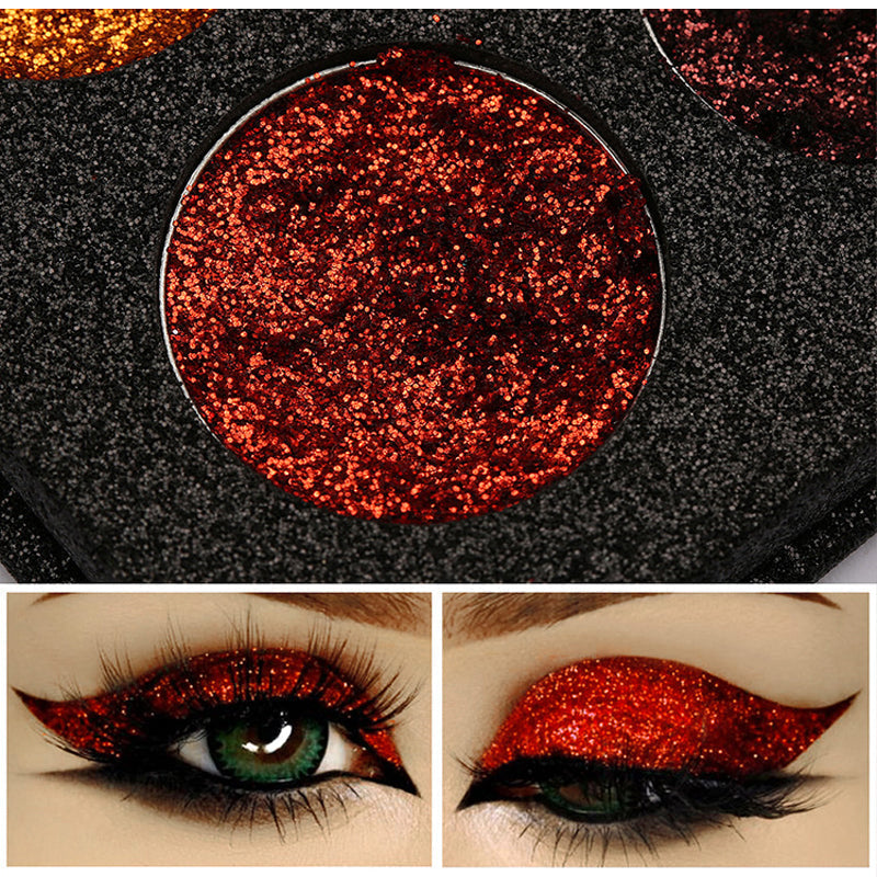 Glitter Eyeshadow Palette - 30 Holographic Shades, 3.9x3.0 Inches, view 6