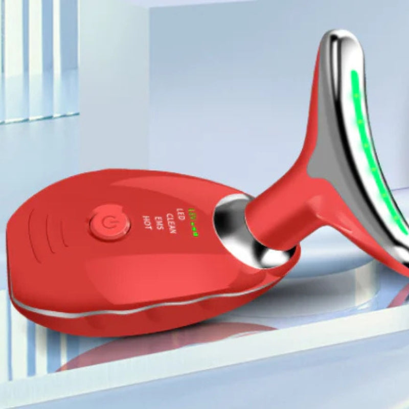 Anti-wrinkle Facial Tightening Massager for Face and Neck - LED Light, view 3