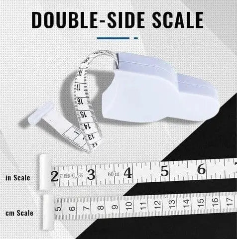Precision Body Measuring Tape for Fitness Tracking - 150 cm, Flexible Fibreglass, view 3