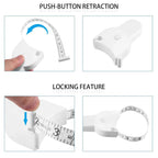 Precision Body Measuring Tape for Fitness Tracking - 150 cm, Flexible Fibreglass, view 5