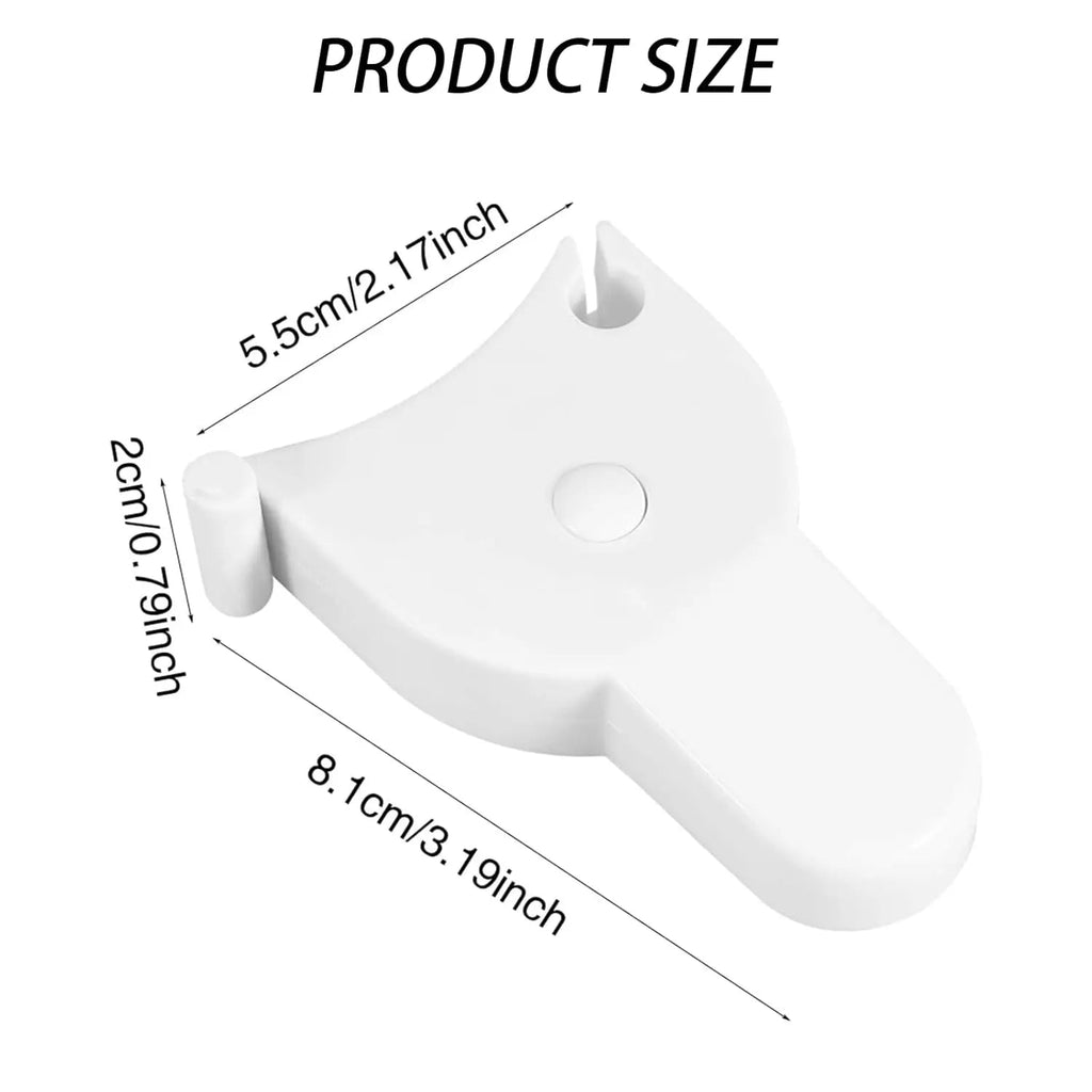 Precision Body Measuring Tape for Fitness Tracking - 150 cm, Flexible Fibreglass, view 7
