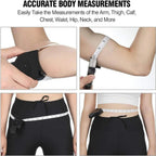 Precision Body Measuring Tape for Fitness Tracking - 150 cm, Flexible Fibreglass, view 8