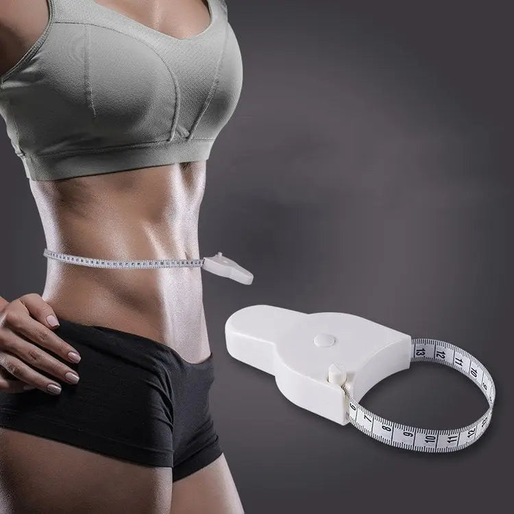 Precision Body Measuring Tape for Fitness Tracking - 150 cm, Flexible Fibreglass