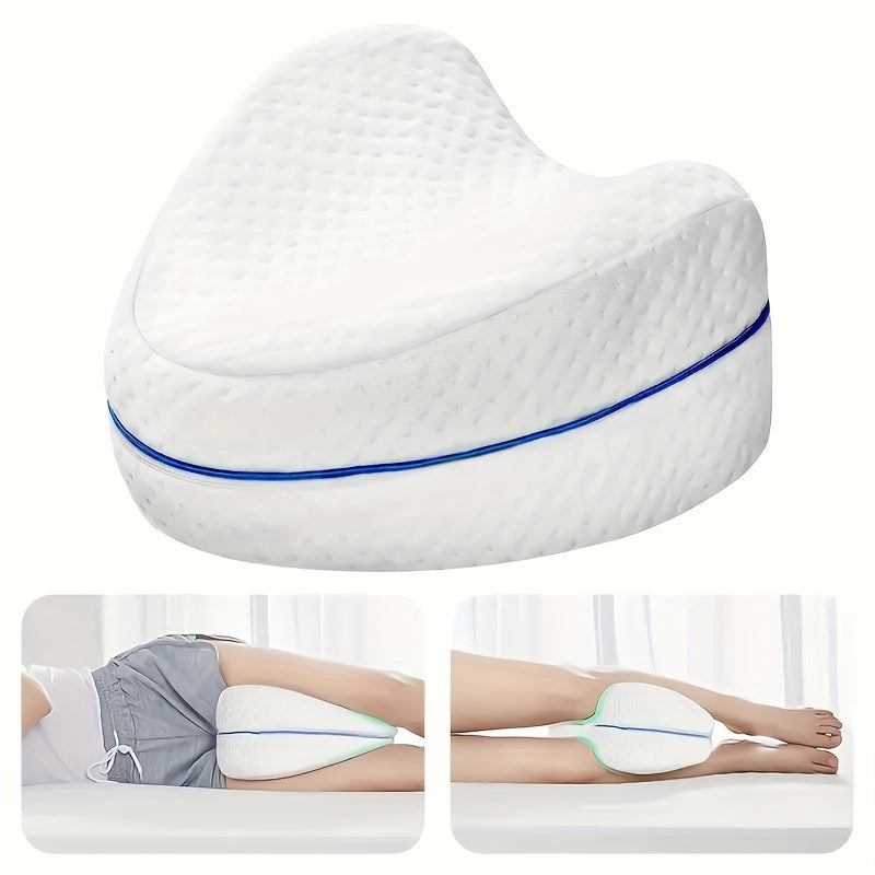 Orthopedic Lumbar Pillow for Side Sleepers - 25 x 20 x 15 cm, Removable Cover