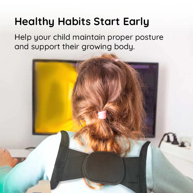 Invisible Back Posture Corrector - Adjustable, Breathable Fabric, Black, S to XL, view 5
