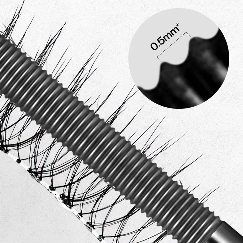 3D Curling Metal Curlers Mascara - Waterproof, Black, 3.5g, view 5