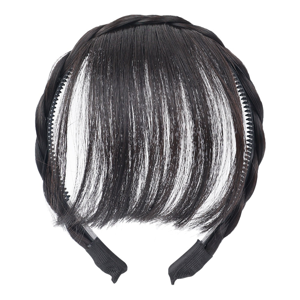 Hair Extension Headband - Synthetic Hair, Plastic Closure, 1-1.8cm Width, view 10