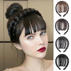 Hair Extension Headband - Synthetic Hair, Plastic Closure, 1-1.8cm Width, view 4