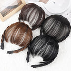 Hair Extension Headband - Synthetic Hair, Plastic Closure, 1-1.8cm Width, view 6