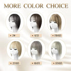 Natural Hairpiece with Bangs for Women - High-Temperature Fibre, 30 cm, view 15