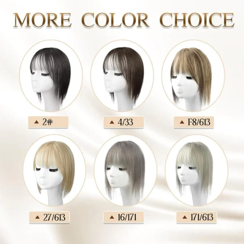 Natural Hairpiece with Bangs for Women - High-Temperature Fibre, 30 cm, view 15