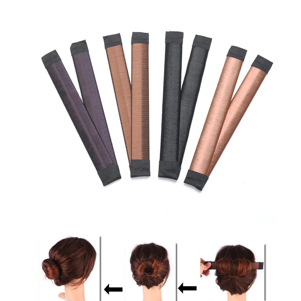Hair Bun Maker for Women - Fast Styling, Various Colours
