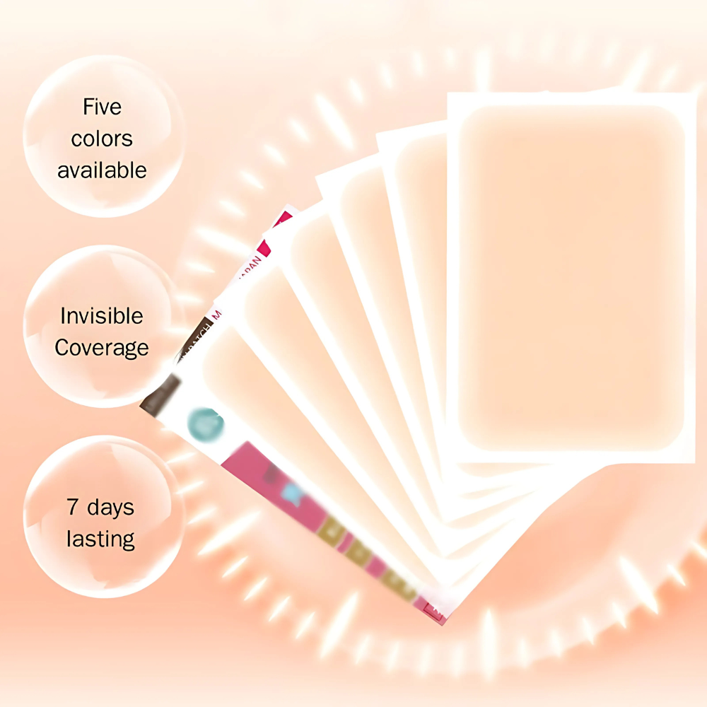 Waterproof Scar Concealer Patch - Sweat-Proof, 13 x 8.5 cm, view 3